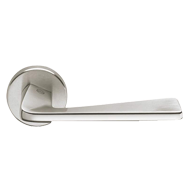 Door Lever Handle - Satin Chrome/Chrome