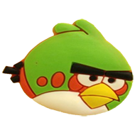 Green Angry Bird Cabinet Knob