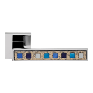 BRERA 05 Door Lever Handle in Chrome Fi