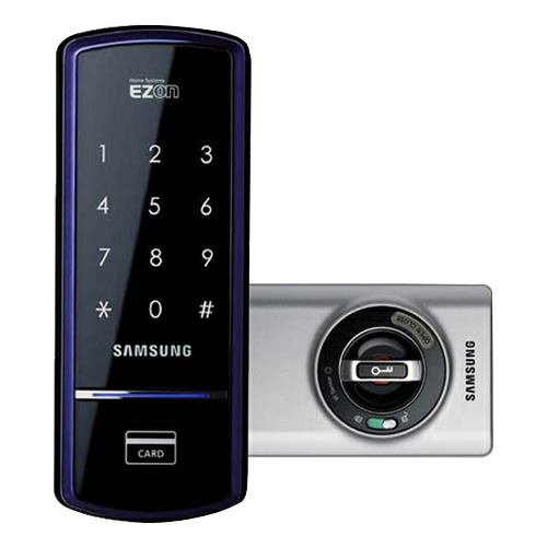 Buy Digital Deadbolt Lock without Key Card Based Black Colour Online in India Benzoville Samsung