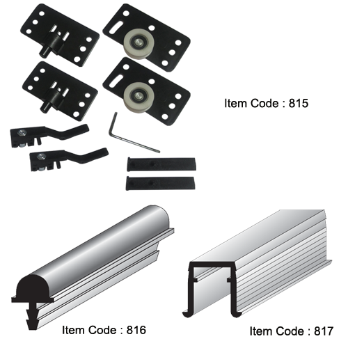Buy Wardrobe Sliding Fitting For 2 Doors Inset 60 Kg With 1 5