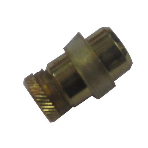 Barrel Button Single - Gold Finish