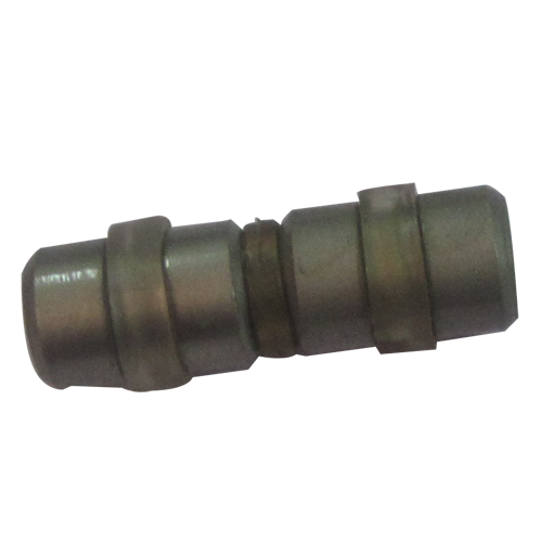 Barrel Button Double - Silver Finish