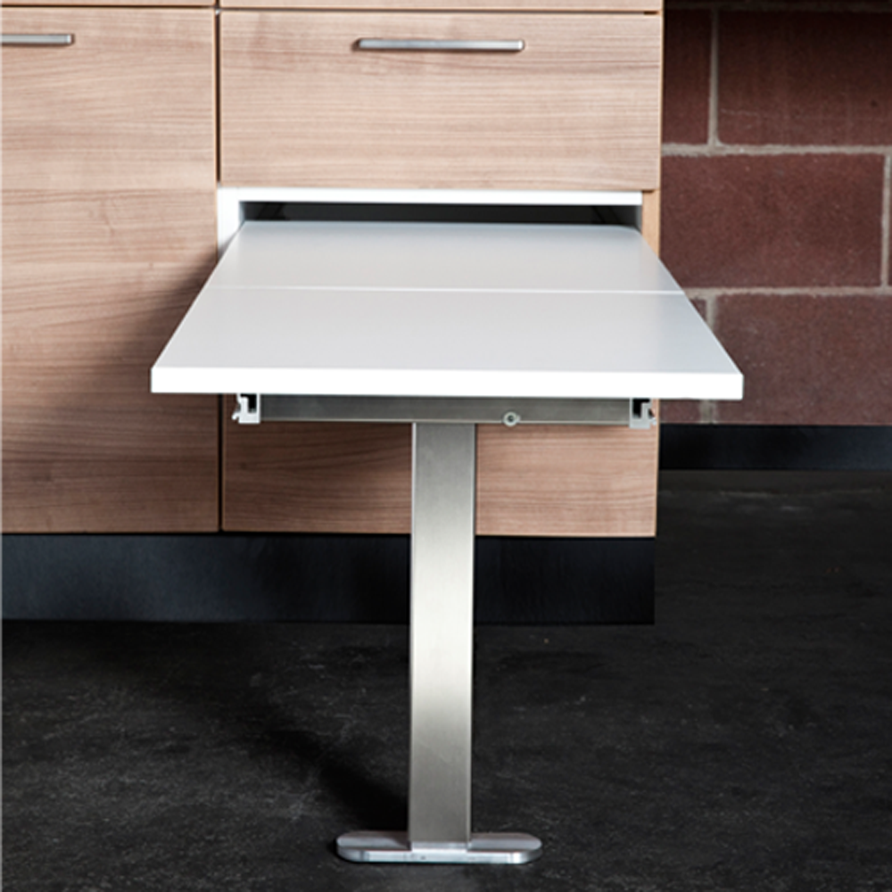 Buy T-BENCH : Pull Out Bench with single folding leg - 450mm Online in