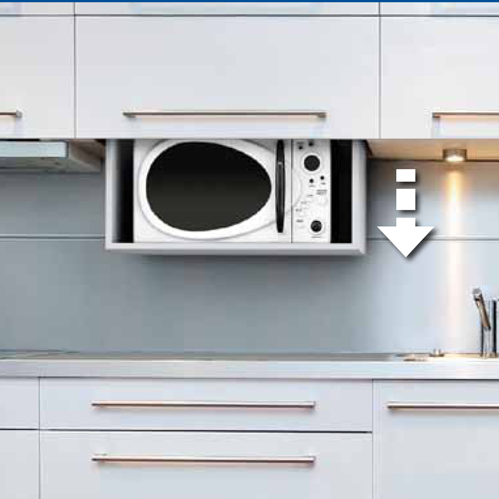 purchase online cupboard lift - electrical level lift - silver in