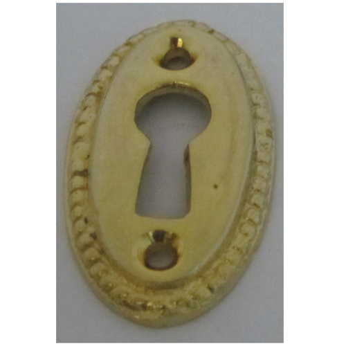 Oval Key Holes - Gold Finish