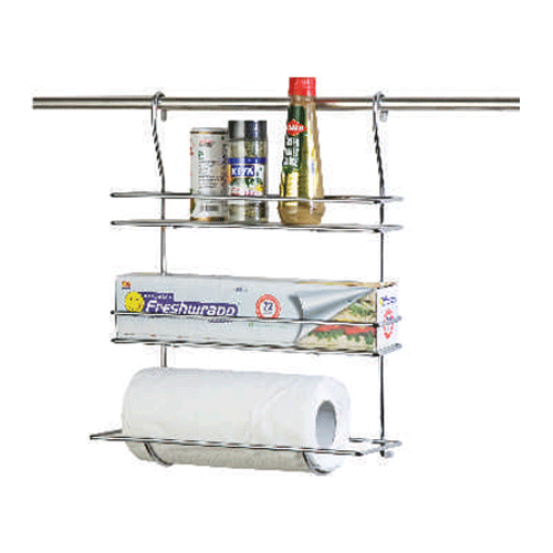 Kitchen Roll Holder Two storage Shelf 330X160X405mm Online in India