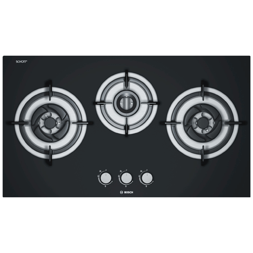 Buy Bosch Gas Hobs 78 5 Cm 3 Burner Black Tempered Glass