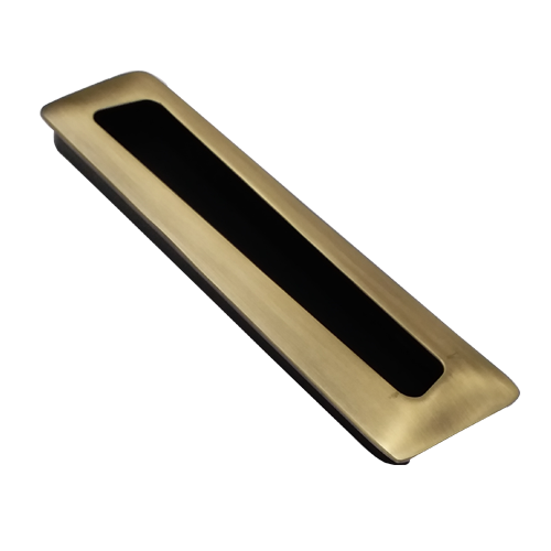 Buy Sliding Cabinet Handles in Antique Brass Finish Size 224mm