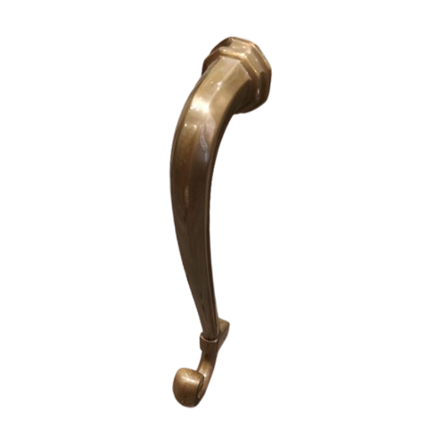 Brass Pull Handle - Antique Brass - Hole to Hole 8 Inch