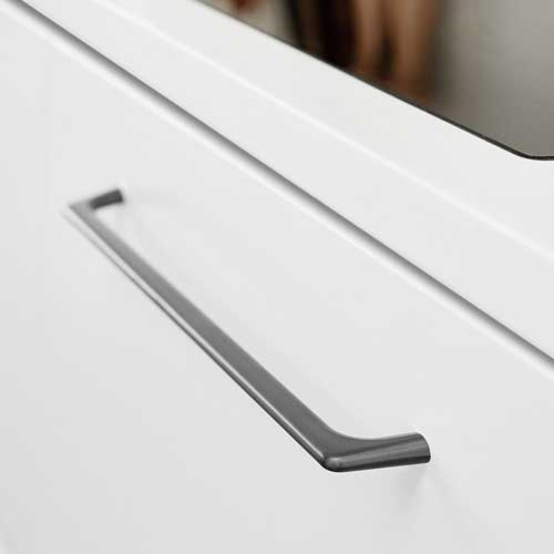 Buy VISTA Cabinet Handle - Zamak Brushed Anthracite Finish - 320mm