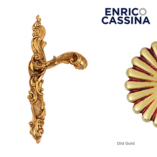 Buy Adelaide Door Lever Handle Old Gold Finish Online in INDIA