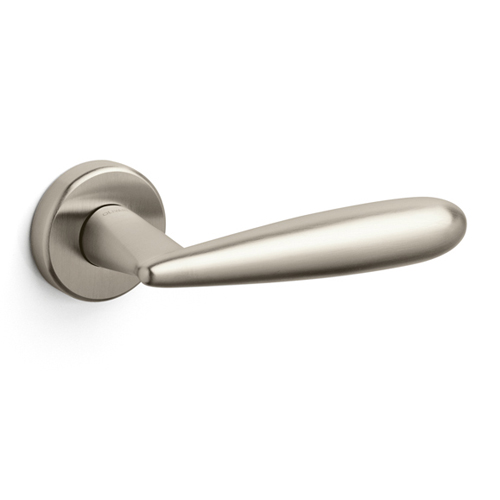 Buy Door Lever Handle Nickel Satin Finish Online in India
