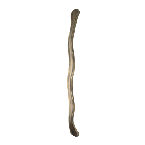 Zig - Zag Brass Door Pull Handle - 900mm - AB Finish