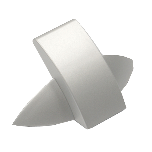Arrow Hook - White Aluminium Coloured