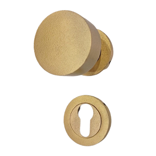 Send Knurling Mortise Knob - SB Finish