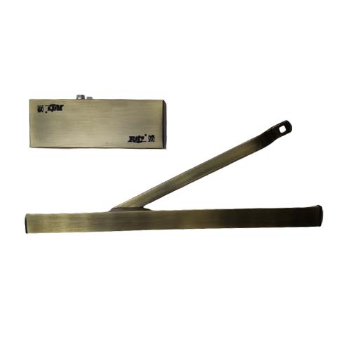 Surface Mounted Door Closer with Pelmet Arm - Antique Finish - 80Kgs