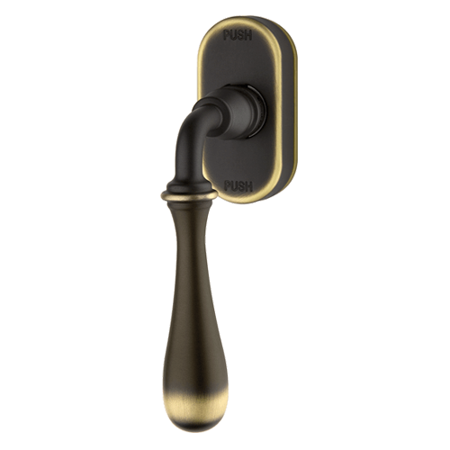 Tosca Window Handle With Smart Block Movement - Bronze Matt Finish