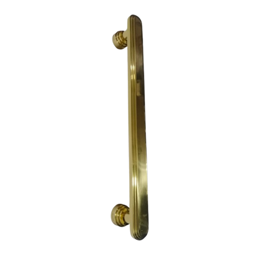 Chic Door Pull Handle - Polished Brass Finish - 300mm