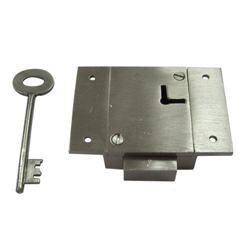 Buy Cupboard Lock Double Turn Heavy Stainless Steel Finish Online in