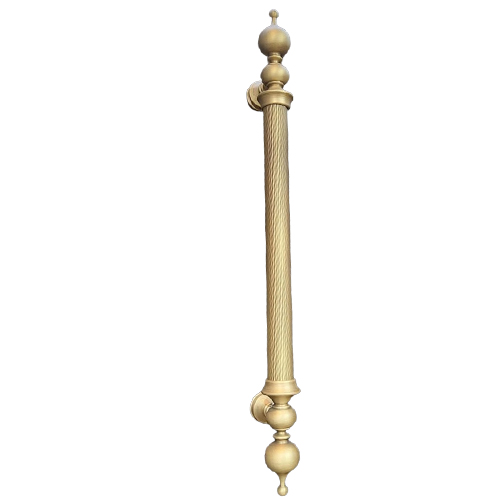 Zayed Lines Door Pull Handle - 600mm - Gold Plated Finish