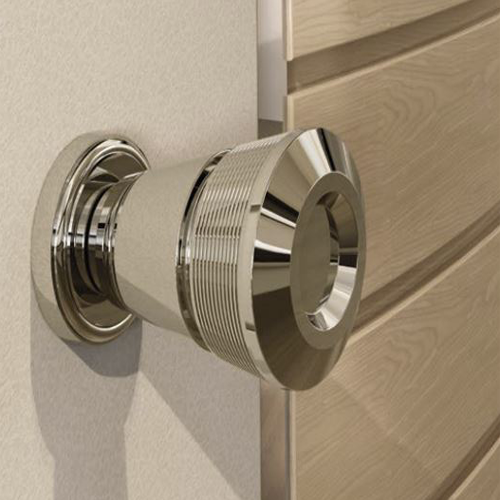 Hamilton Door Knob - 50mm - Satin champagne gold plated Finish