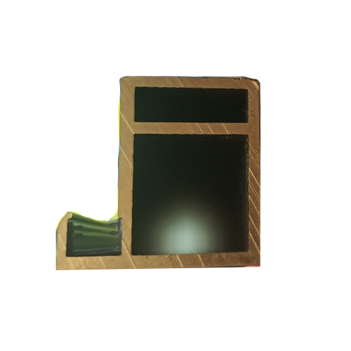 Unipro Hinged Profile For Right Door - 3000mm - Coffee Bronze Finish