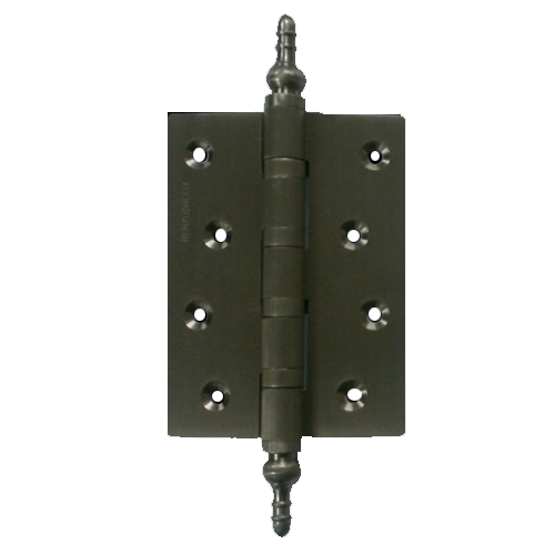 Mandir Bearing Hinges - 5x3x3 Inch - Matt Black Finish