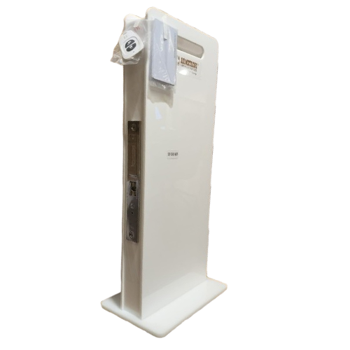 Display Stand - Smart Digital Hinge Door Lock with Remote & Card - Stainless Steel Finish