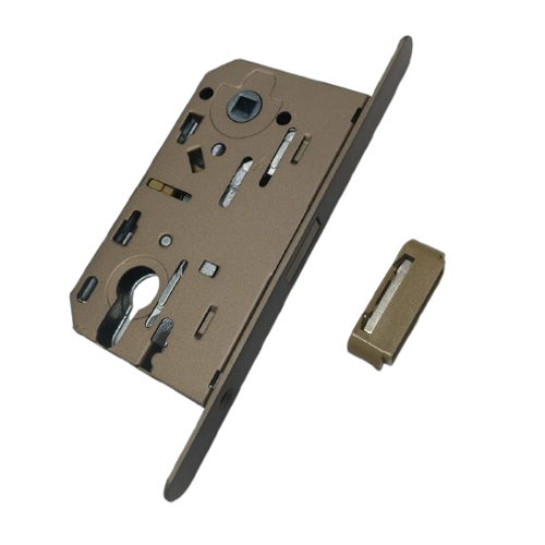 Magnetic Mortise Lock Body - 85x60mm - Matt Bronze Finish (Series2600)