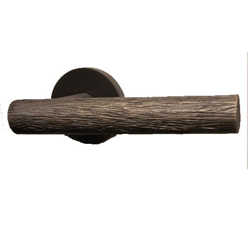 Brass Door Lever Handle - Antique Brass Finish