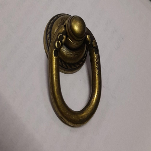 Cabinet Ring Knob - Natural Bronze Finish