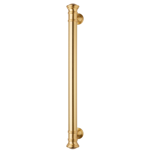 Decor Door Pull Handle - Satin Brass Finish - 500mm