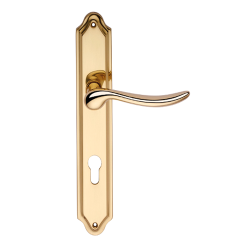 Dummy BETA Lever Door Handle on Plate - Patin Matt Finish