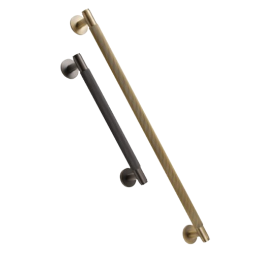 BOZZ Door Pull Handle - 24" (25mm Dia) - Matt Antique Finish