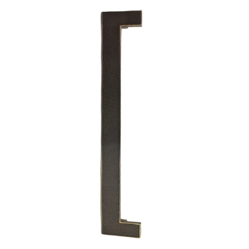 HEMO Full Square Half Cut Handle - 18" - Matt Antique Finish