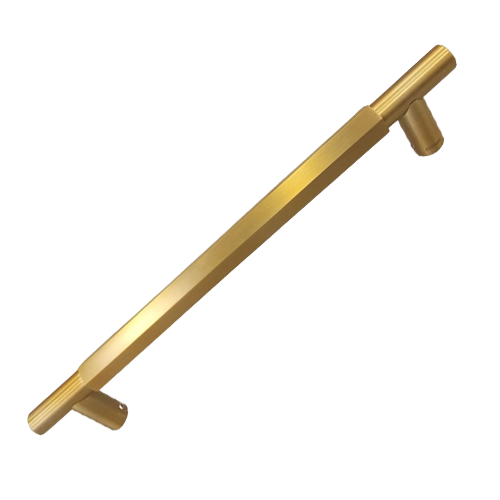 Pietra Door Pull Handle - 300mm - Satin Brass Finish