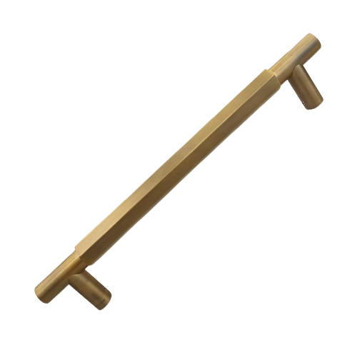 Pietra Door Pull Handle - 300mm - Antique Brass Finish