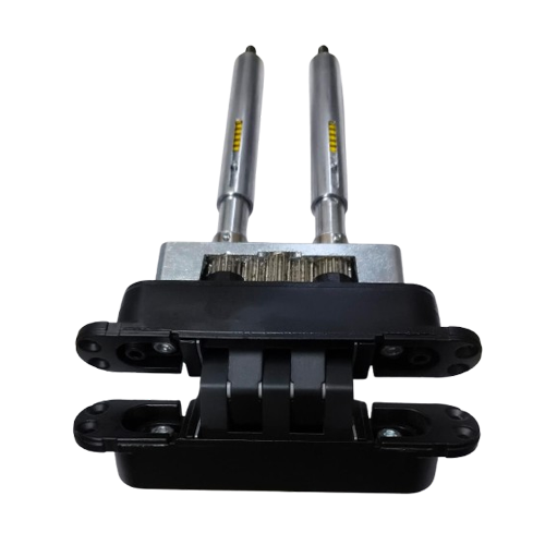 BLACK HINGE - SELF CLOSING - WITH SCREWS