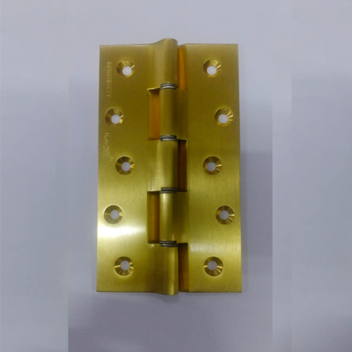 Lock Washer Hinges - 125X31X4mm - Polished Brass Finish
