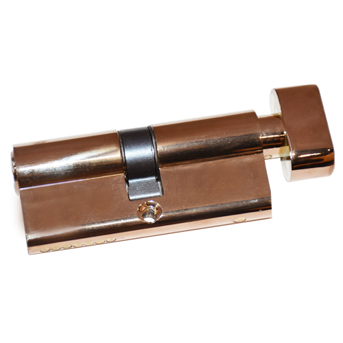 Cylinder Lock - LXK - 80mm - Rose Gold Finish