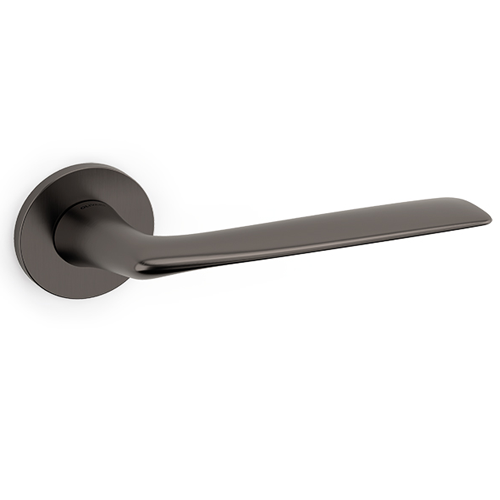 MISS Door Handle With Yale Key Hole - Super Anthracite Satin Finish