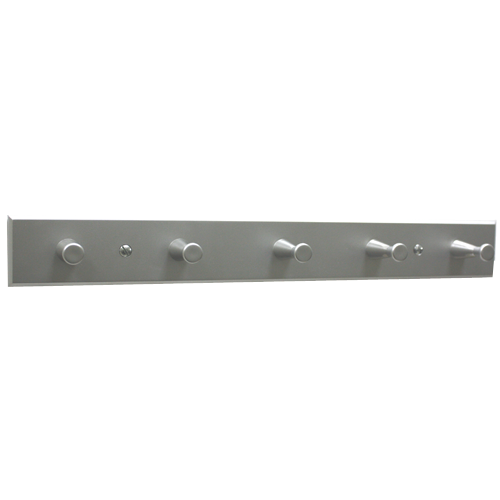 Hook Rail Base Plates - White Aluminium Colour