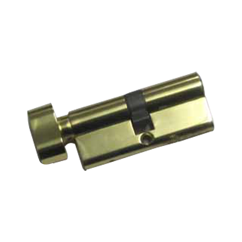 Buy Door Lock with One Side Key & One Side Knob Polished Brass Finish Online in India Benzoville