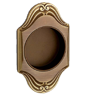 Sliding Flush Cabinet Handle  - Matt Bronze