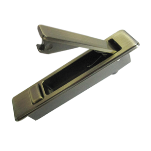 Cabinet Flush Handle in Antique Brass Finish