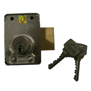 Furniture Lock - 32mm - Nickel Plated Finish