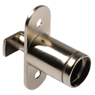 Push Turn Lock Housing - Right - Nickel plated Finish