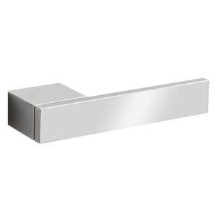 TOTAL Door Handle - Brass - Bright Bio Chrome Finish