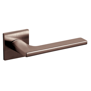 LOTUS Q Door Handle - Brass - Super Bronze Satin Finish